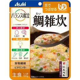 【Asahi Group Foods】 Balanced menu Sea bream porridge, mashable with your tongue, 100g 4987244188434image