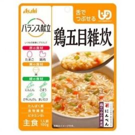【Asahi Group Foods】 Balanced menu Chicken mixed rice porridge 100g 4987244188427image