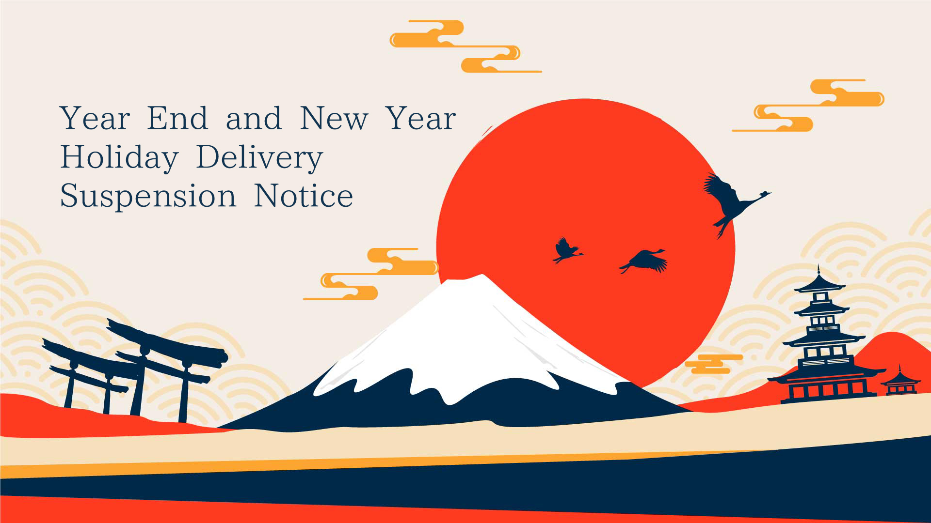 【New Year's Holiday Closure Notice】