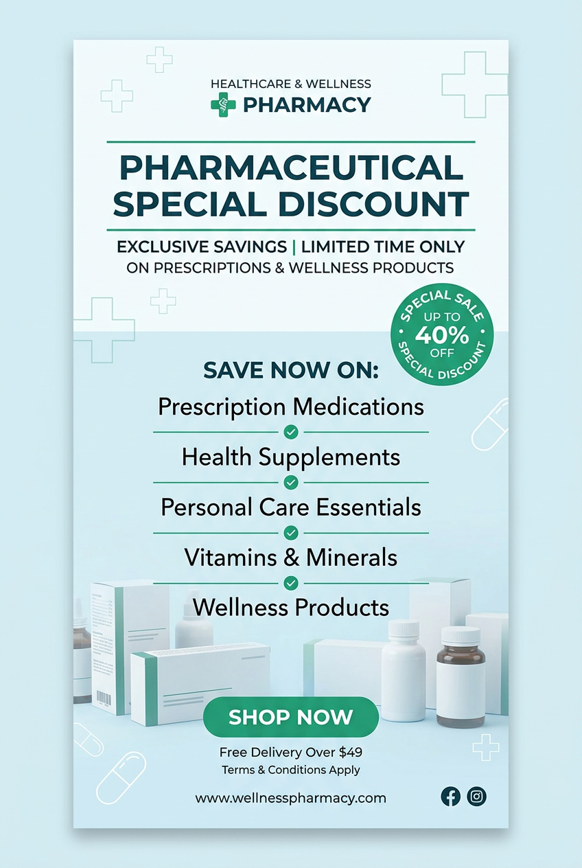 Pharmaceutical special discount